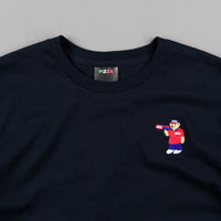 Pizza Skateboards Bear T-Shirt - Navy thumbnail