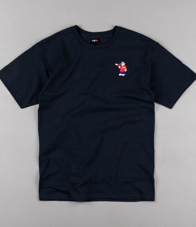 Pizza Skateboards Bear T-Shirt - Navy