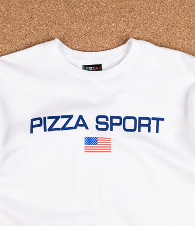 Pizza Skateboards Pizza Sport Logo T-Shirt - White