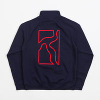 Poetic Collective Classic Half Zip Sweatshirt - Navy thumbnail