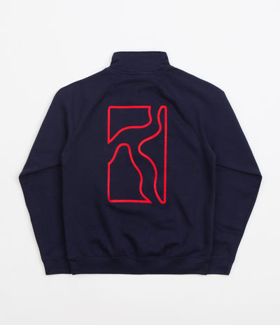 Poetic Collective Classic Half Zip Sweatshirt - Navy