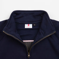 Poetic Collective Classic Half Zip Sweatshirt - Navy thumbnail