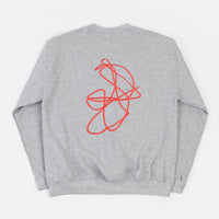 Poetic Collective Doodle Crewneck Sweatshirt
 - Heather Grey thumbnail