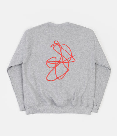 Poetic Collective Doodle Crewneck Sweatshirt
 - Heather Grey