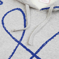 Poetic Collective Doodle Pattern Hoodie - Heather Grey thumbnail