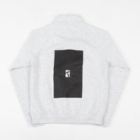 Poetic Collective Flock Transfer Half-Zip Sweatshirt - Grey thumbnail