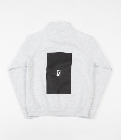 Poetic Collective Flock Transfer Half-Zip Sweatshirt - Grey