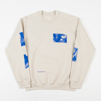 Poetic Collective Fluid Crewneck Sweatshirt - Sand thumbnail