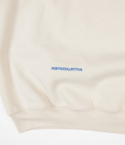 Poetic Collective Fluid Crewneck Sweatshirt - Sand