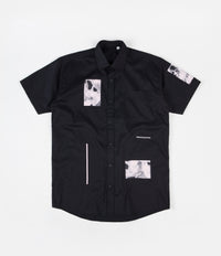 Poetic Collective Fluid Short Sleeve Shirt - Black