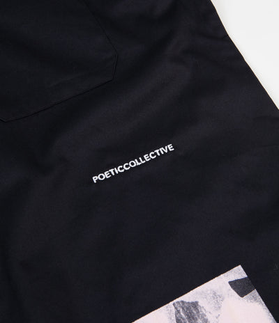 Poetic Collective Fluid Short Sleeve Shirt - Black