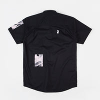 Poetic Collective Fluid Short Sleeve Shirt - Black thumbnail