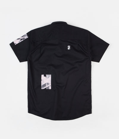 Poetic Collective Fluid Short Sleeve Shirt - Black