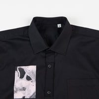 Poetic Collective Fluid Short Sleeve Shirt - Black thumbnail