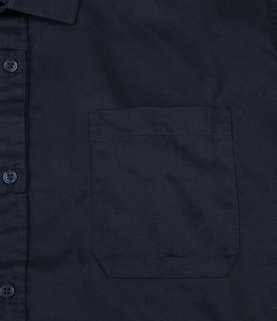 Poetic Collective Fluid Short Sleeve Shirt - Navy