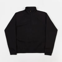 Poetic Collective Half Zip Sweatshirt - Black / White thumbnail