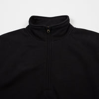 Poetic Collective Half Zip Sweatshirt - Black / White thumbnail