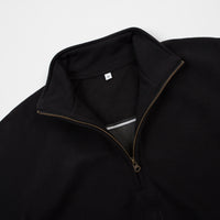 Poetic Collective Half Zip Sweatshirt - Black / White thumbnail