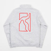 Poetic Collective Half Zip Sweatshirt - Grey thumbnail