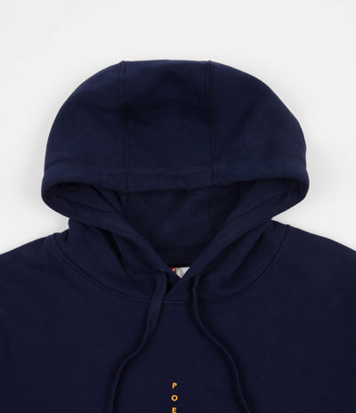 Poetic Collective Painting Hoodie - Navy / Red