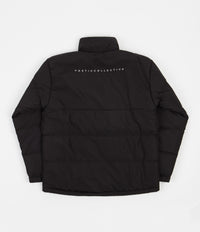Poetic Collective Puffer Jacket - Black / White | Flatspot