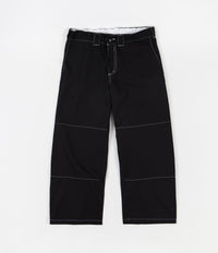 Poetic Collective Sculptor Pants - Black / White Seams