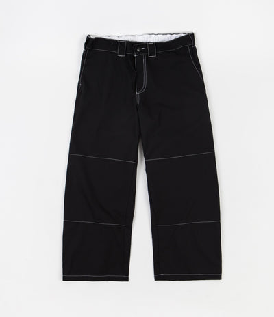 Poetic Collective Sculptor Pants - Black / White Seams