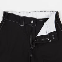 Poetic Collective Sculptor Pants - Black / White Seams thumbnail