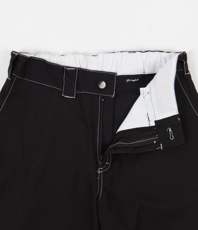 Poetic Collective Sculptor Pants - Black / White Seams