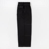 Poetic Collective Sculptor Pants - Black / White Seams thumbnail