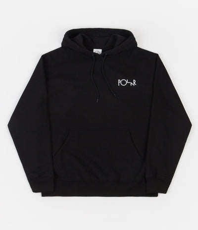 Polar 3 Tone Fill Logo Hoodie - Black