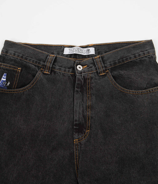 Polar '92 Denim Jeans - Washed Black | Flatspot