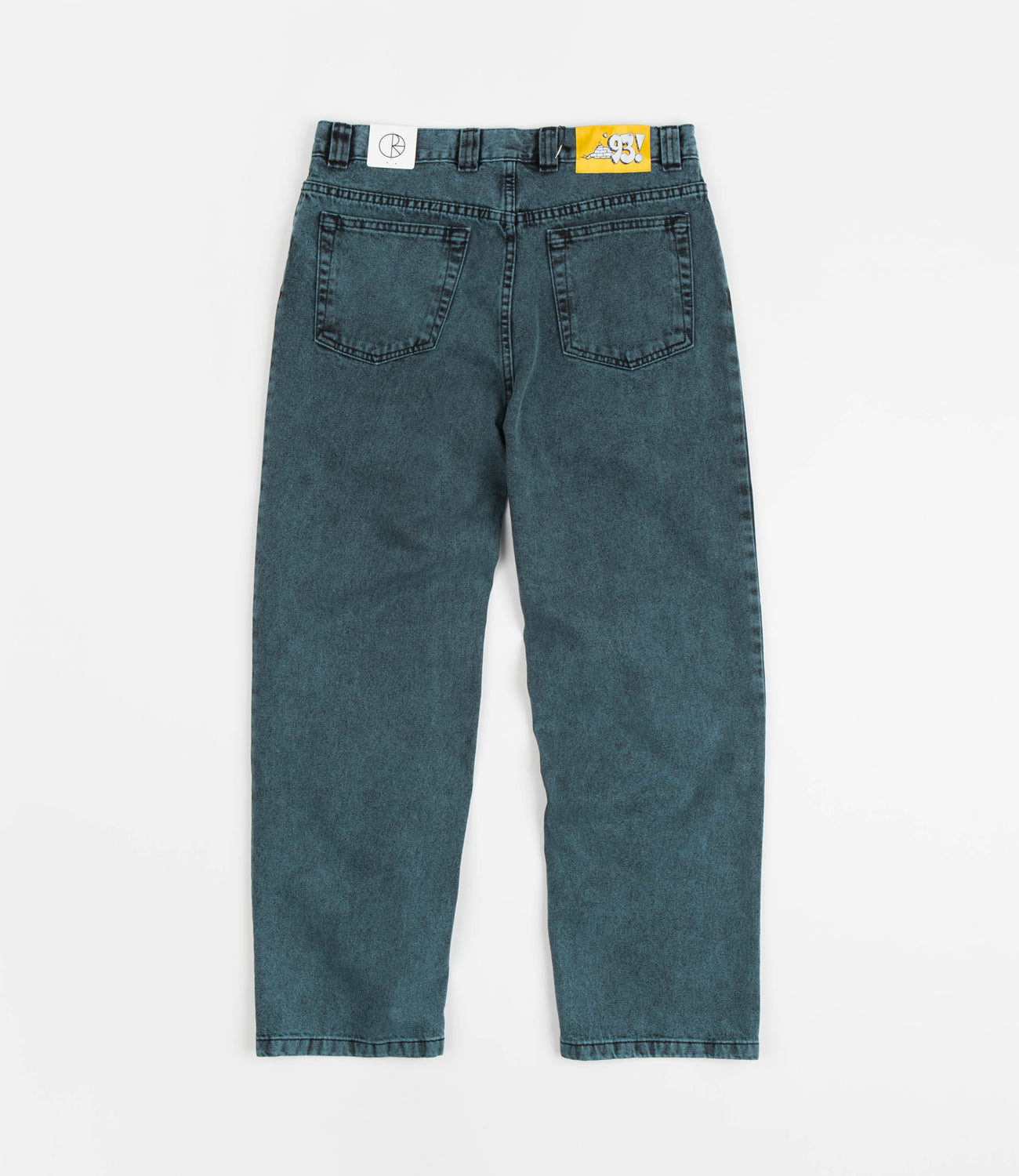 Polar 93 Denim Jeans - Cyan Black | Flatspot