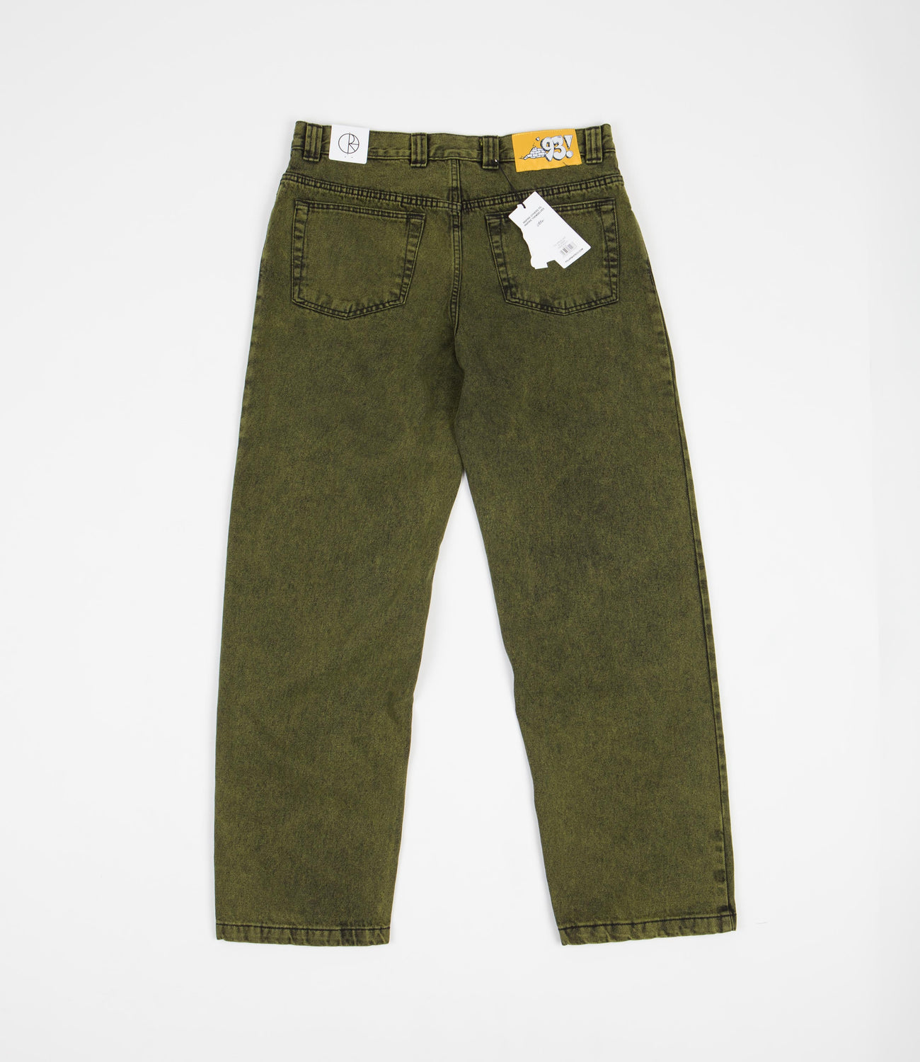 Polar 93 Denim Jeans - Green Black | Flatspot