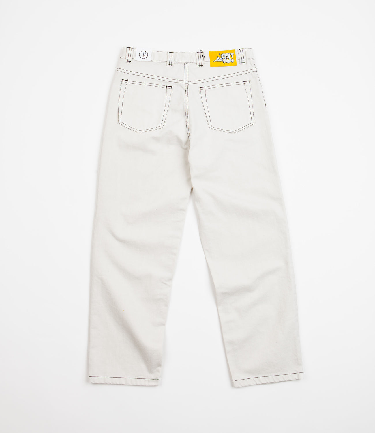 Polar 93 Denim Jeans - Washed White | Flatspot