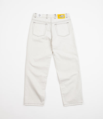 Polar 93 Denim Jeans - Washed White | Flatspot