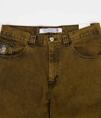 Polar 93 Denim Jeans - Yellow Black | Flatspot