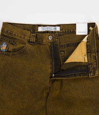 Polar 93 Denim Jeans - Yellow Black | Flatspot