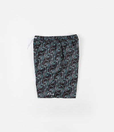 Polar Art Swim Shorts - Black