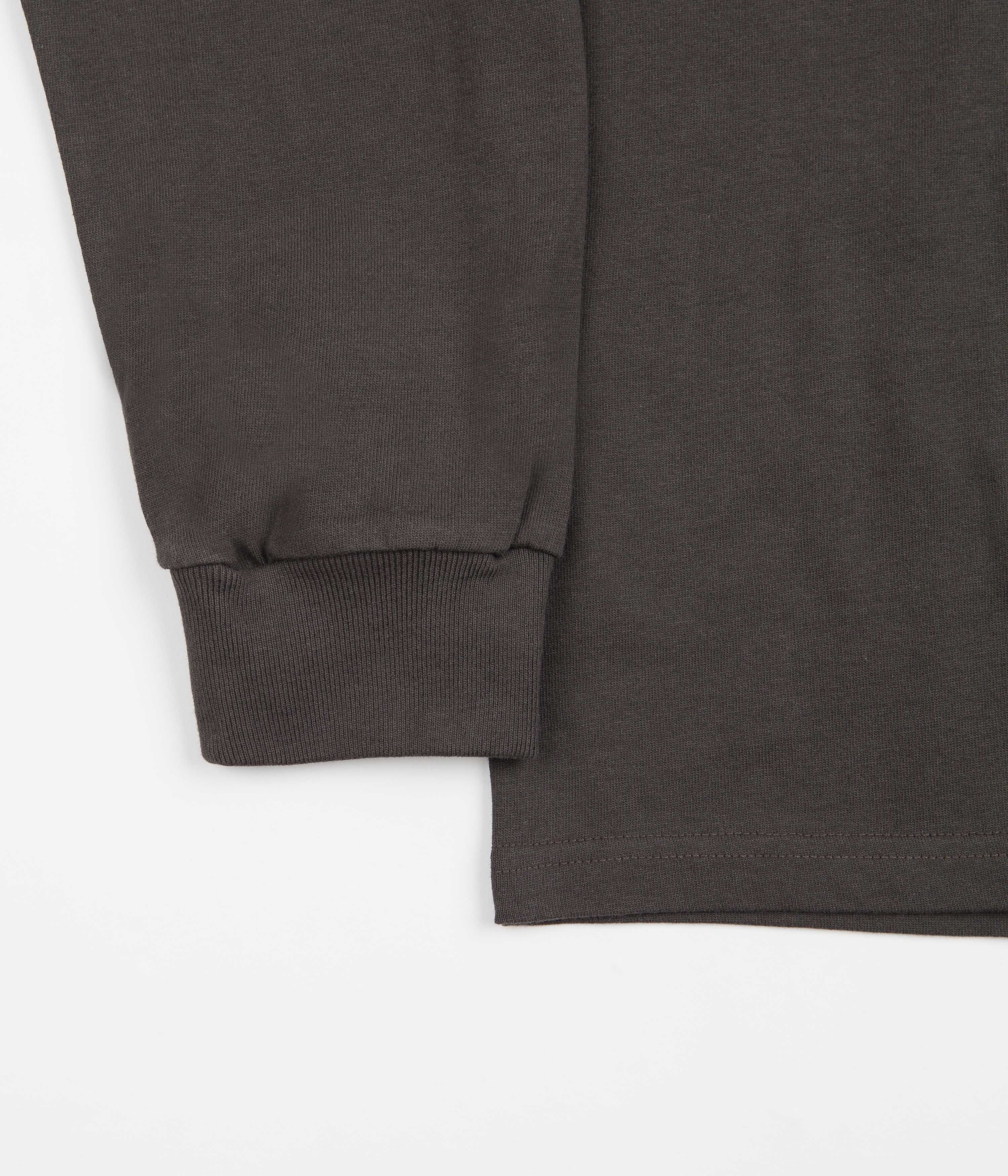 Polar Bache Long Sleeve T-Shirt - Dirty Black | Flatspot