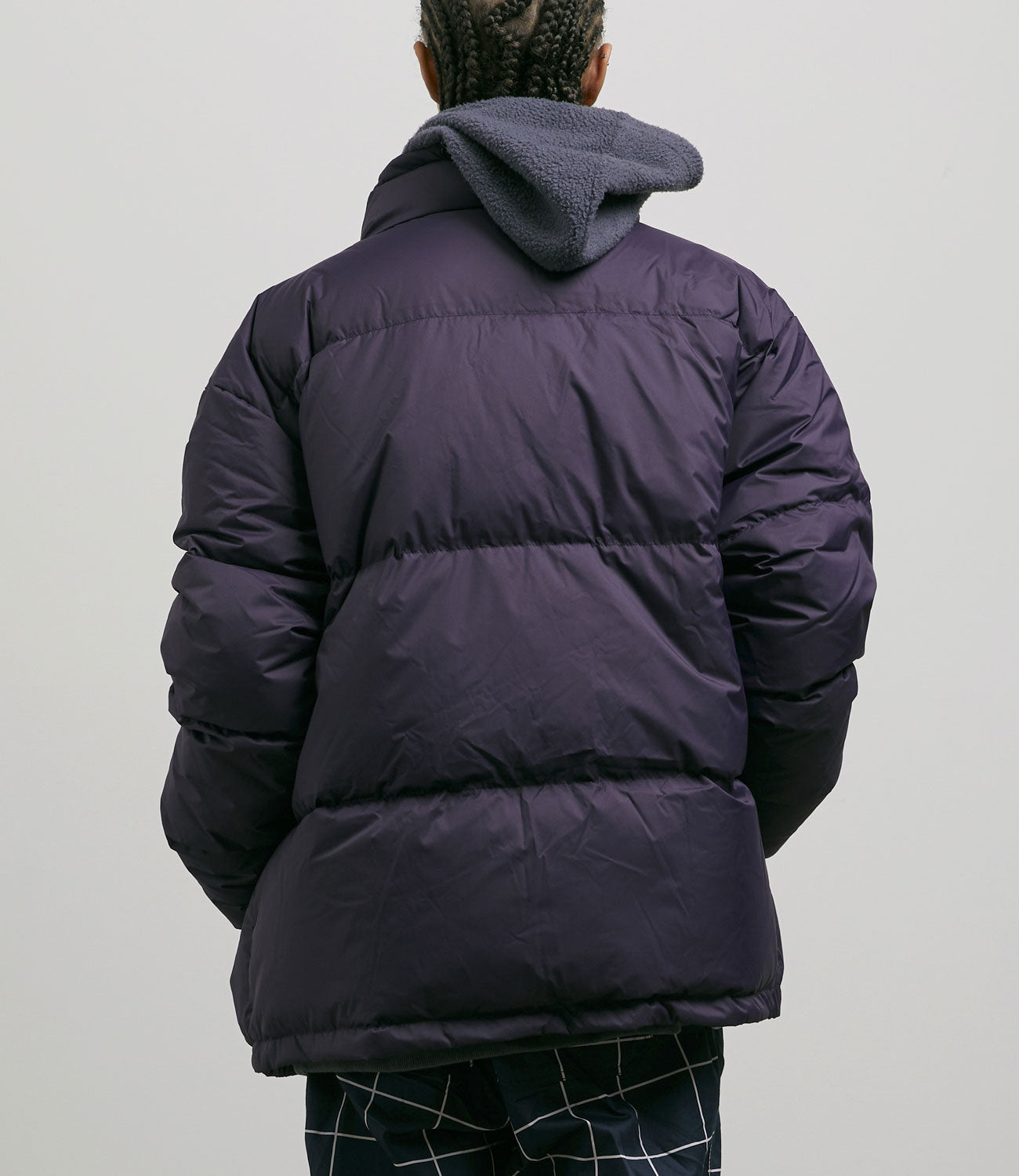 Dark purple outlet puffer jacket