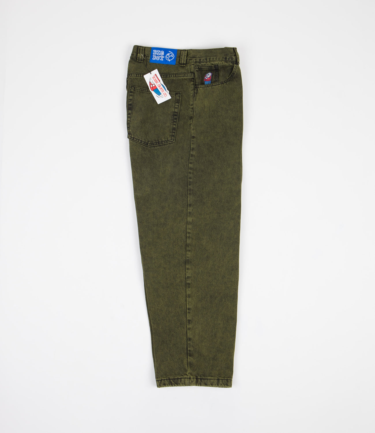 Polar Big Boy Jeans - Green Black | Flatspot