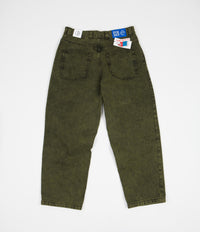 Polar Big Boy Jeans - Green Black | Flatspot