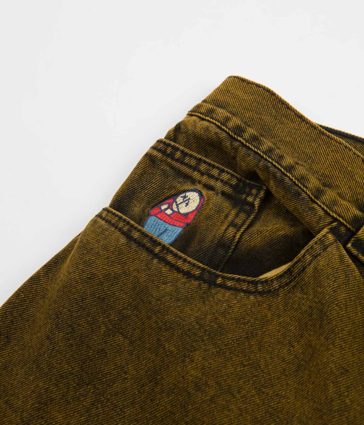 Polar Big Boy Jeans - Yellow Black | Flatspot