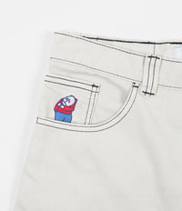 Polar Big Boy Shorts - Washed White | Flatspot