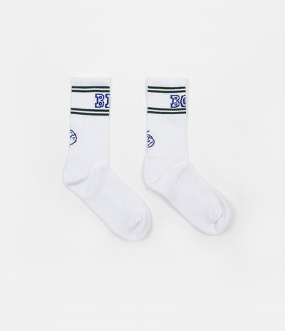 Polar Big Boy Socks - White / Green / Blue