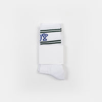 Polar Big Boy Socks - White / Green / Blue thumbnail