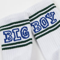 Polar Big Boy Socks - White / Green / Blue thumbnail