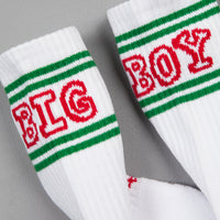 Polar Big Boy Socks - White / Green / Red thumbnail