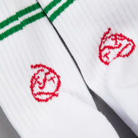 Polar Big Boy Socks - White / Green / Red thumbnail